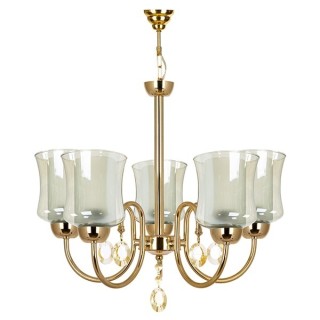 لوستر 5 شعله چشمه نور کد A811.5 (طلایی)