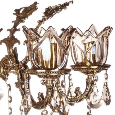 لوستر چشمه نور 5 شعله کد C2703/5-B برنزی