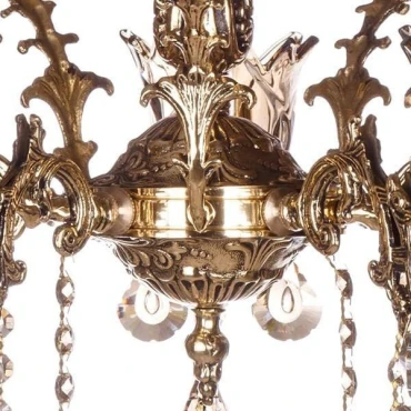 لوستر چشمه نور 5 شعله کد C2703/5-B برنزی