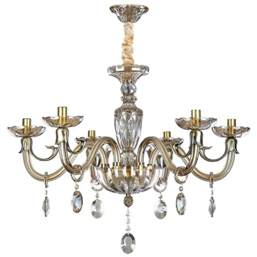 لوستر 6 شعله چشمه نور کد C3326.6-AO