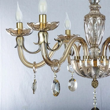 لوستر 6 شعله چشمه نور کد C3326.6-AO