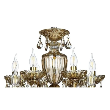 لوستر چشمه نور 12 شعله کد C2913/6-A آنتیک