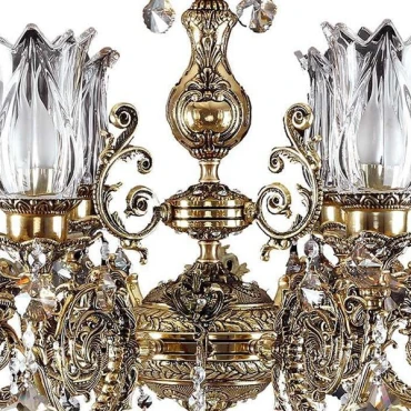 لوستر چشمه نور 6 شعله کد C2504/6-B برنزی