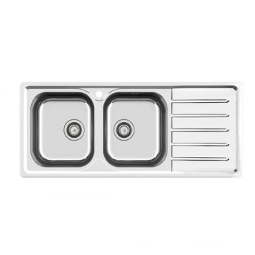 سینک  نیمه فانتزی توکار کن استیل 2078-پرلا