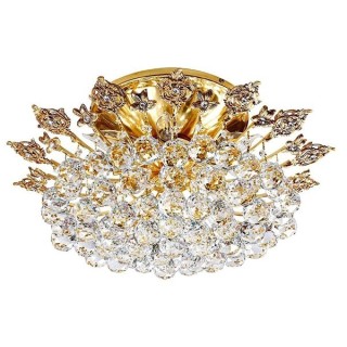 لوستر کریستالی چشمه نور 8 شعله کد H2631/50G طلایی