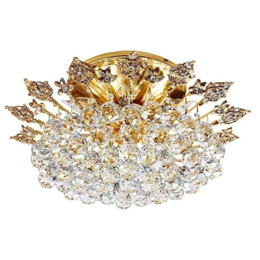 لوستر کریستالی چشمه نور 8 شعله کد H2631/50G طلایی