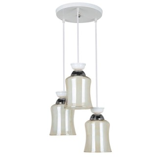 لوستر سه شعله چشمه نور کد A1283/3H-WT-C کروم