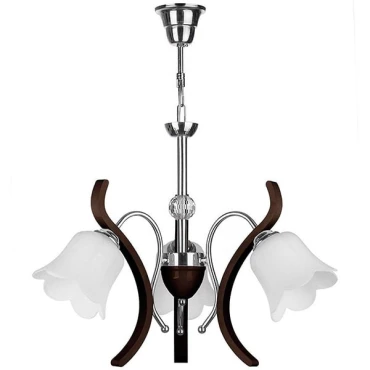 لوستر 3 شعله چشمه نور کد 888/3BR قهوه ای