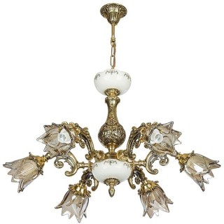 لوستر سقفی 10 شعله چشمه نور کد C3343/10-B