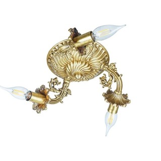 لوستر سقفی چشمه نور 3 شعله مدل S3586/3-A آنتیک