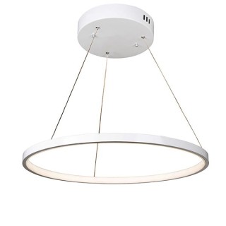 لوستر چشمه نور مدل مدرن کد L6333/1H-WT سفید (آفتابی)