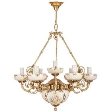 لوستر چشمه نور کد C2926/7-A آنتیک