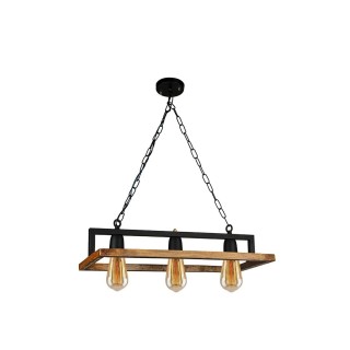 لوستر آویز سه شعله چشمه نور کد 2223/3