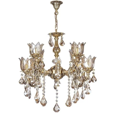 لوستر 8 شعله چشمه نور کد C2983/4+4-BO برنز