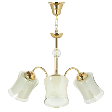 لوستر سه شعله چشمه نور کد A833/3-G طلایی