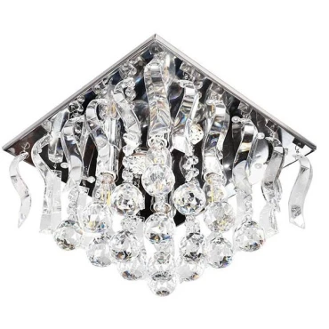 لوستر سقفی کریستالی چشمه نور کد A6638/60-60-S-C کروم