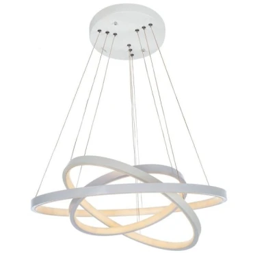 لوستر سقفی مدرن چشمه نور کد A6325/3H-BK (ریموت دار)