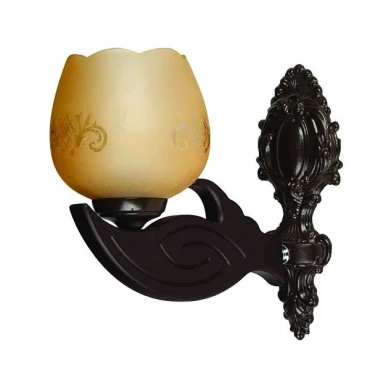 چراغ دیواری چشمه نور کد G501/1W-BR قهوه ای