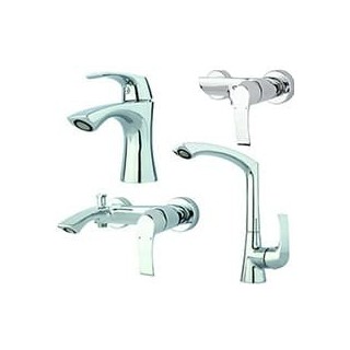 شیرآلات راسان مدل لوتوس کروم