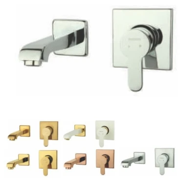 شیر روشویی ویوات توکار راسان مدل تنسو/فلت