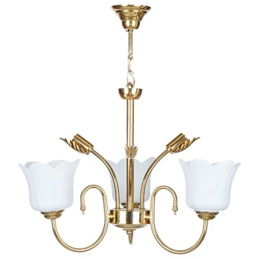 لوستر 6 شعله چشمه نور کد A810.3-3-WT (طلایی)