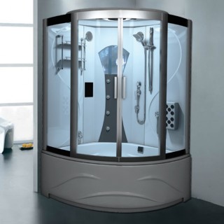 کابین دوش و سونا بخار زرین آب مدل شانگهای