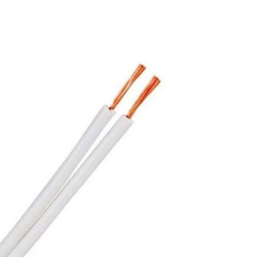 سیم دو رشته نایلون سفید خانگی (1*2) - 3