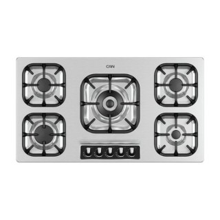 اجاق گاز کن - CAN استیل شیشه ای 523M