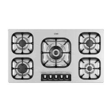 اجاق گاز کن - CAN استیل شیشه ای 523M