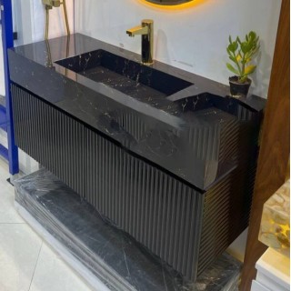 روشویی سرامیکی مشکی گلدن