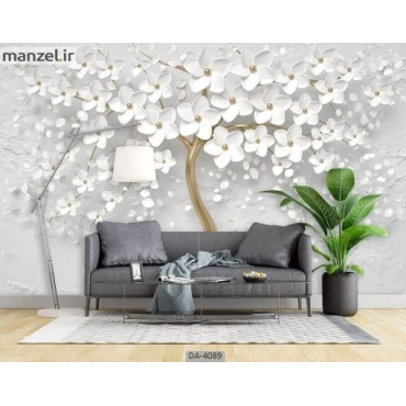 پوستر دیواری شکوفه سه بعدی