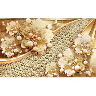 پوستر دیواری گل سه بعدی کد mt-83544