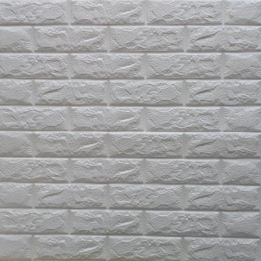 دیوارپوش مدل فومی طرح آجری بسته 20 عددی - سفید