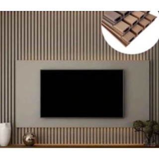 دیوارپوش ترمووال tv wall , تک شیار T20cm - سفید براق ا Termo wall T20cm