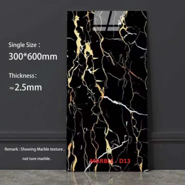 ماربل شیت پشت چسب دار M13 عرض 60سانت در طول 3متر ا Marble sheet