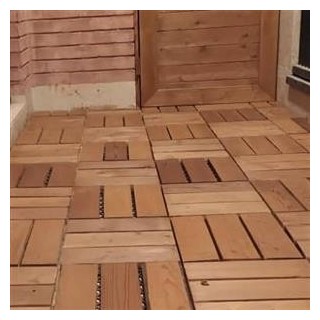 پارکت چوبی کف تایل 30در30ترموود