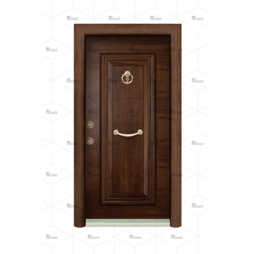 درب سری لوکس با رنگ قهوه ای مدل dz-559