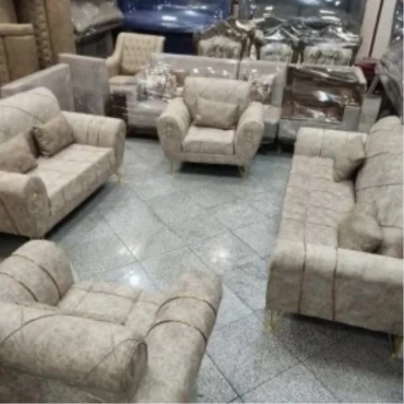 مبل راحتی اسکارلت 7 نفره پایه فلز