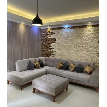 مبل ال کاژو - پی وی سی PVC / ست ال (کاناپه و کنج) ست ال + جلو مبلی