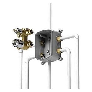 باکس شیر توکار شودر مدل B (مخصوص شیرآلات تیپ 1 و 2 و توالت توکار)