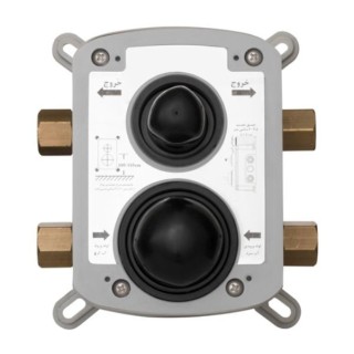 باکس شیر توکار شودر مدل A (مخصوص شیرآلات دوش تیپ 3 و 4)