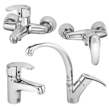 ست شیرآلات اسپانیایی کروم قهرمان ا Spanish Chrome Set