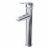 شیر روشویی پایه بلند آریا کروم کلار