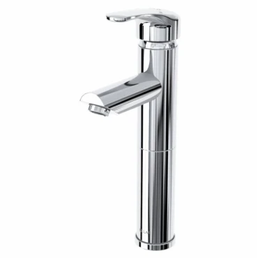 شیر روشویی پایه بلند آریا کروم کلار