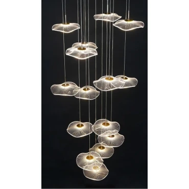 لوستر مدرن کریستالی پلکسی آرشید کد p101 - 1