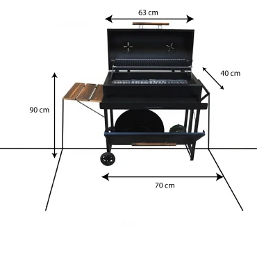 بابیکیو زغالی فن دار مدل Z83