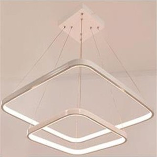 لوستر مدرن اس ام دی دو طبقه مربع