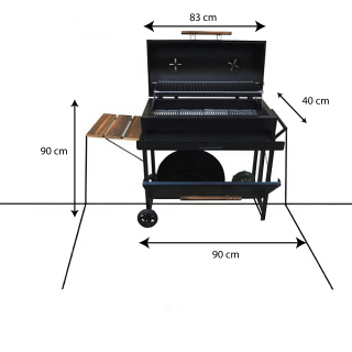 بابیکیو زغالی فن دار مدل Z83