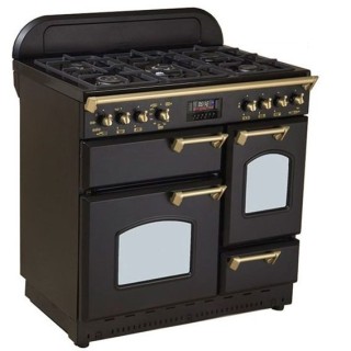 اجاق گاز تاکنو گاز سری فالکون مدل 5B SS پنج شعله دستگیره کروم ا Tacnogas Falcon Series 5B SS Gas Stove