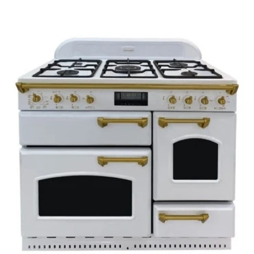اجاق گاز تاکنو گاز سری فالکون مدل 5B BS Gold پنج شعله دستگیره طلایی ا Tacnogas Falcon Series 5B BS Gold Gas Stove